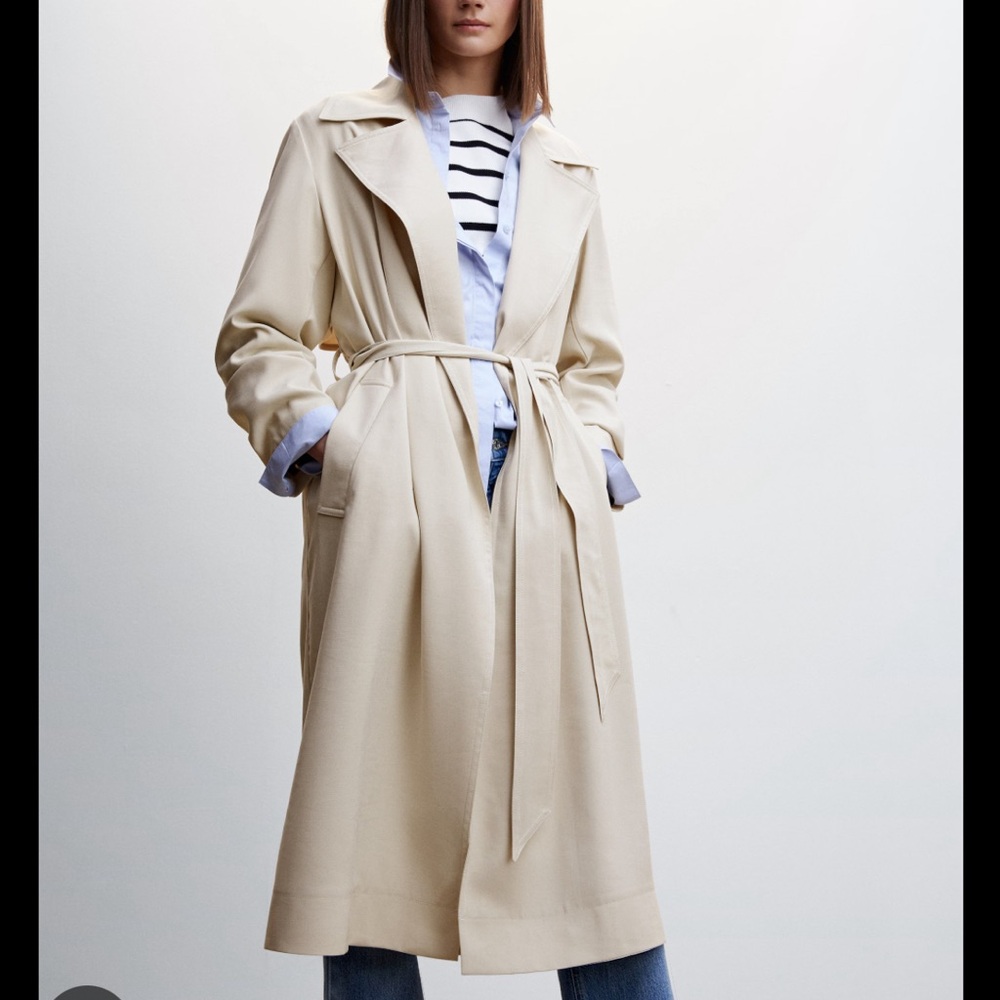 Mango New With Tags Trench Coat